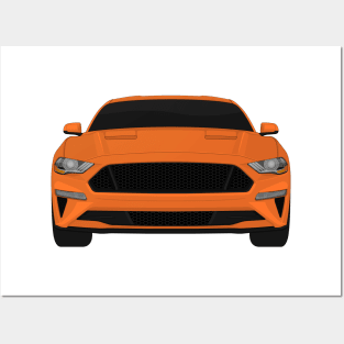 Mustang GT Twister-Orange Posters and Art